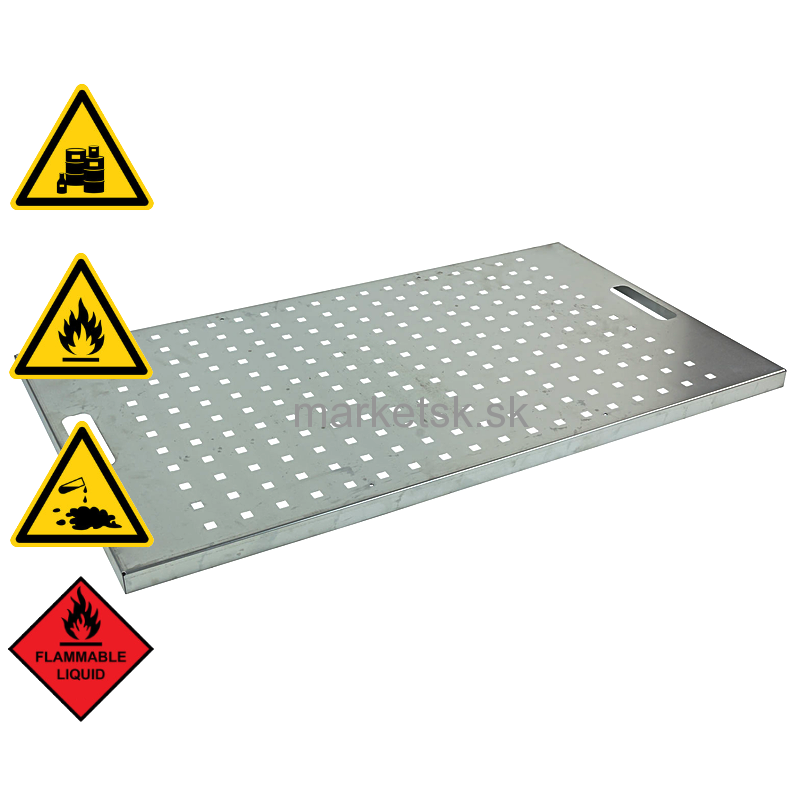 Perforovaný rošt P038 - 840 x 285 x 25 mm